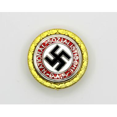 Nazi Party Badge in Gold-Large Version