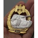 Panzer Assault Badge 100 Engagements
