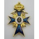 Bavarian Merit Cross with Swords Officer Grade