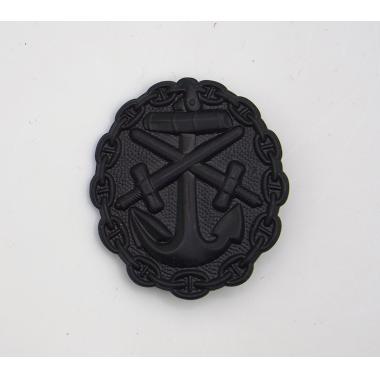 WWI German Naval Wound Badge in Black