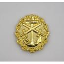 WWI German Naval Wound Badge in Gold