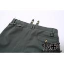 WW2  German  Gray  Trousers with Piping