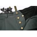 WW2  German  Gray  Trousers with Piping