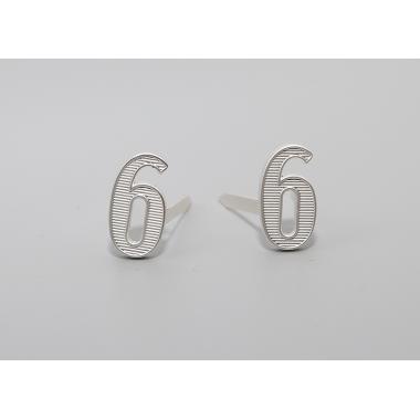 Shoulder Board Cyphers "6/9" in Silver