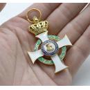 Knight's Cross of the Royal Saxon Order of Albrecht 1st Class with Crown