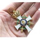 Knight's Cross of the Royal Saxon Order of Albrecht 1st Class with Crown and Swords