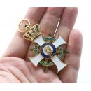 Knight's Cross of the Royal Saxon Order of Albrecht 1st Class with Crown and Swords