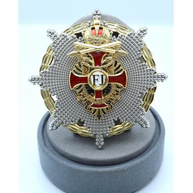 Breast Star of the Order of Franz Joseph with Swords and War Decoration
