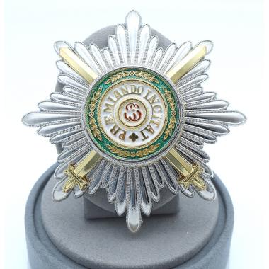 Breast Star of the Order of Saint Stanislaus with Swords