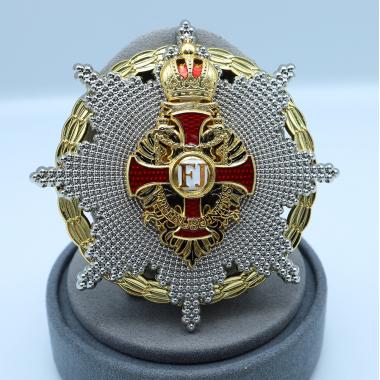 Breast Star of the Order of Franz Joseph with Swords and War Decoration