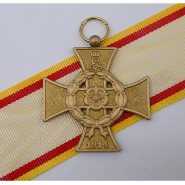 War Merit Cross (Lippe)  with	 Non-combat Ribbon