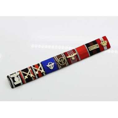Chief of The Criminal Police Arthur Nebe's Ribbon Bar