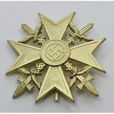 Spanish Cross with Swords -Gold