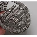 Panzer Assault Badge in Antique Silver(MM:AS )