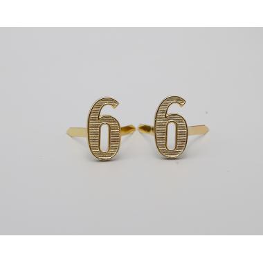 Shoulder Board Cyphers "6/9" in Gold