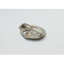 Panzer Assault Badge in Silver(Nickel Silver)